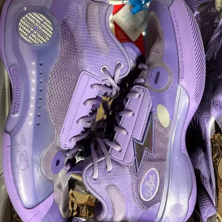 [BUNJANG] Li-Ning Wade of Wade Lavender Sneakers / wow 10 lavender