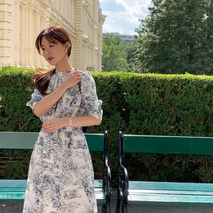 [BUNJANG] Vicinni Tiger Print Dress / 바이씨니 호랑이 원피스 :)