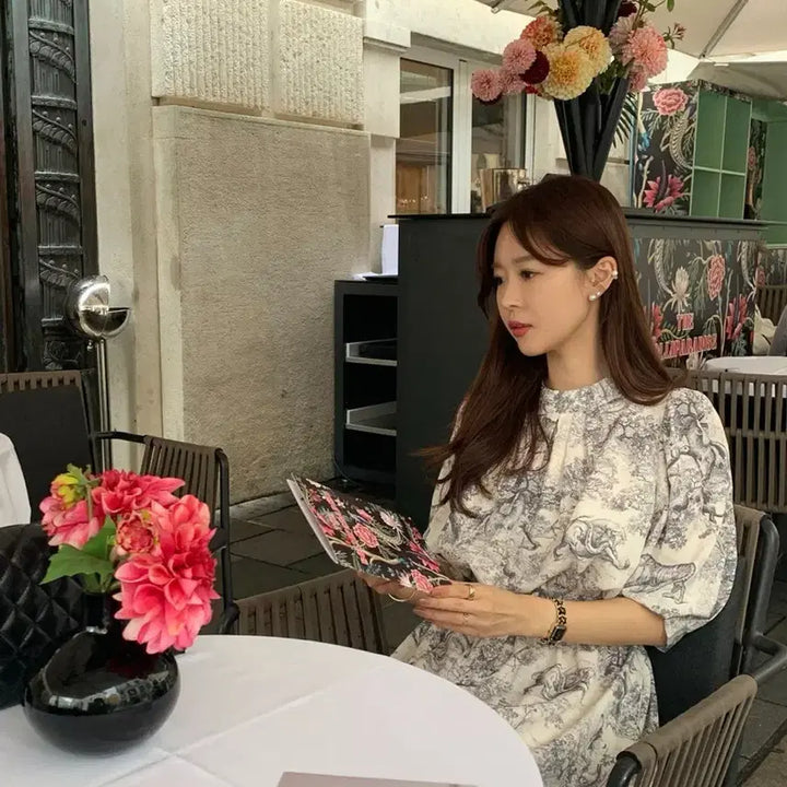 [BUNJANG] Vicinni Tiger Print Dress / 바이씨니 호랑이 원피스 :)