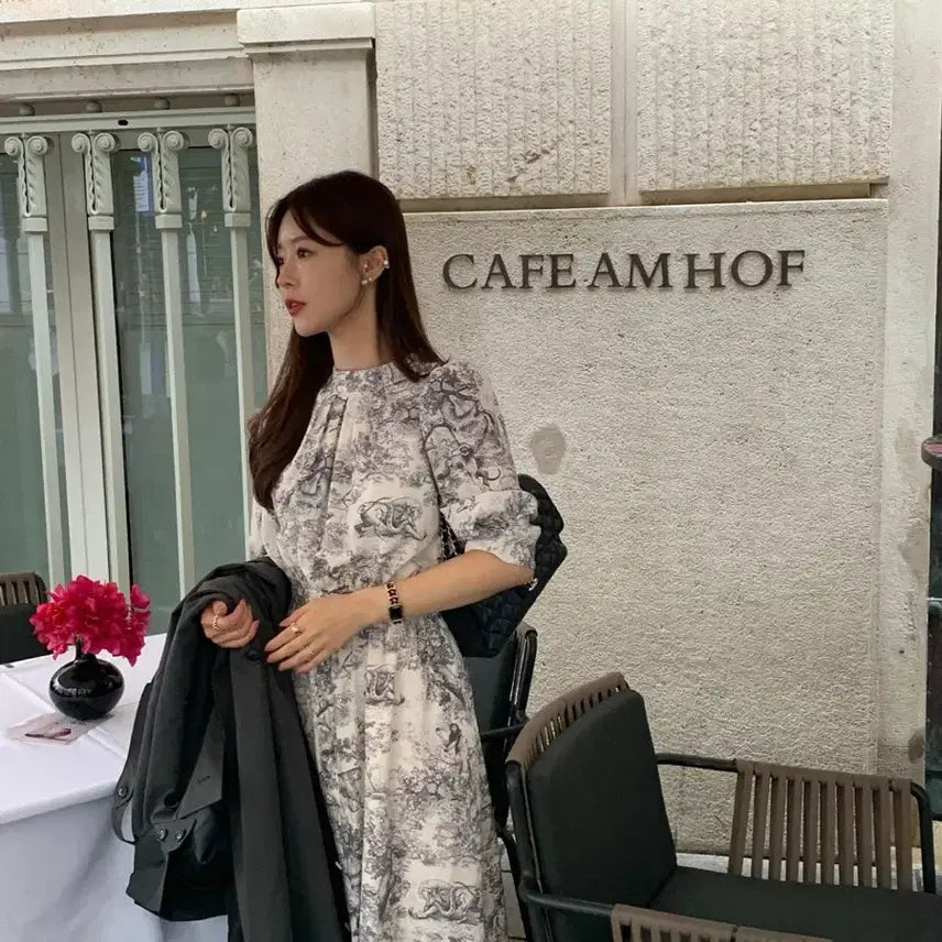 [BUNJANG] Vicinni Tiger Print Dress / 바이씨니 호랑이 원피스 :)