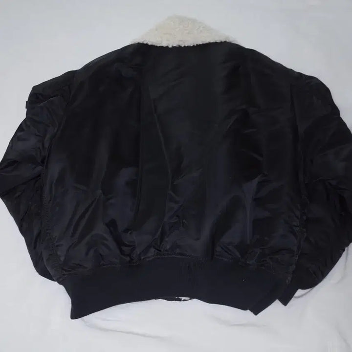 [BUNJANG] Alpha Industries x Neil Barrett MA-1 Biker Jacket (Black) / [M] 알파 인더스트리 x 닐 바렛 MA-1 바이커 자켓 블랙