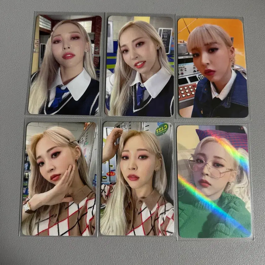 [BUNJANG] Mamamoo Moonbyul POB Bundle Set Photocard / [일괄]마마무 문별 미공포 6장