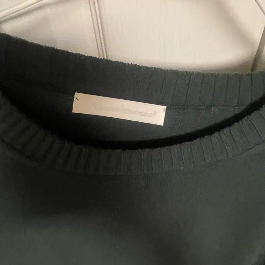 [BUNJANG] Waltz Wide Movement Knit Top / 월스와일무브먼트 니트 그린 1사이즈 옆트임