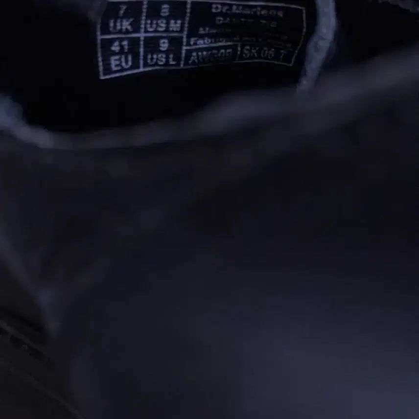 [BUNJANG] Dr. Martens Dante Black Leather Zipper Sneakers / 닥터마틴 단테 블랙 레더 지퍼 스니커즈 260