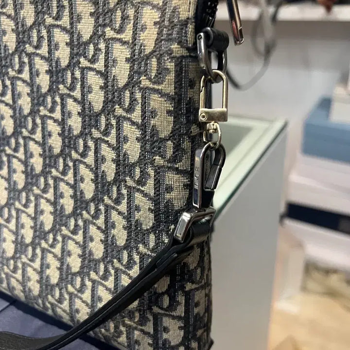 [BUNJANG] Dior Oblique Jacquard A4 iPad Clutch Bag / 디올 오블리크 자카드 A4 아이패드 클러치백 풀구성품