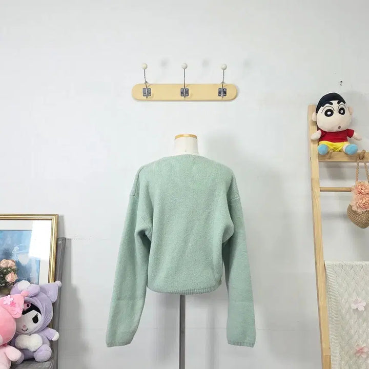 [SOLD OUT] 빈티지 만원샵 UNUSUALLY 민트 니트