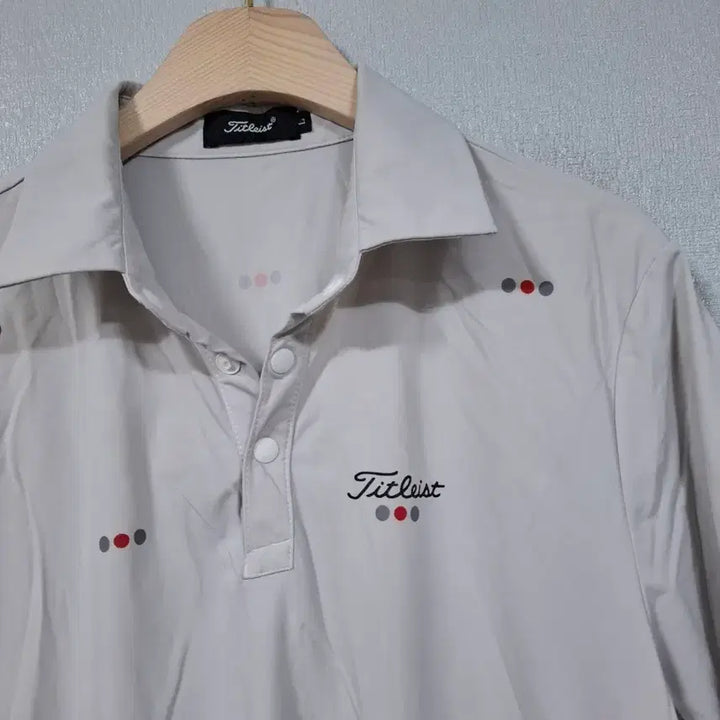 [BUNJANG] Titleist Dot Pattern Short Sleeve Polo Shirt / 타이틀리스트 반팔 카라티 도트 패턴 L