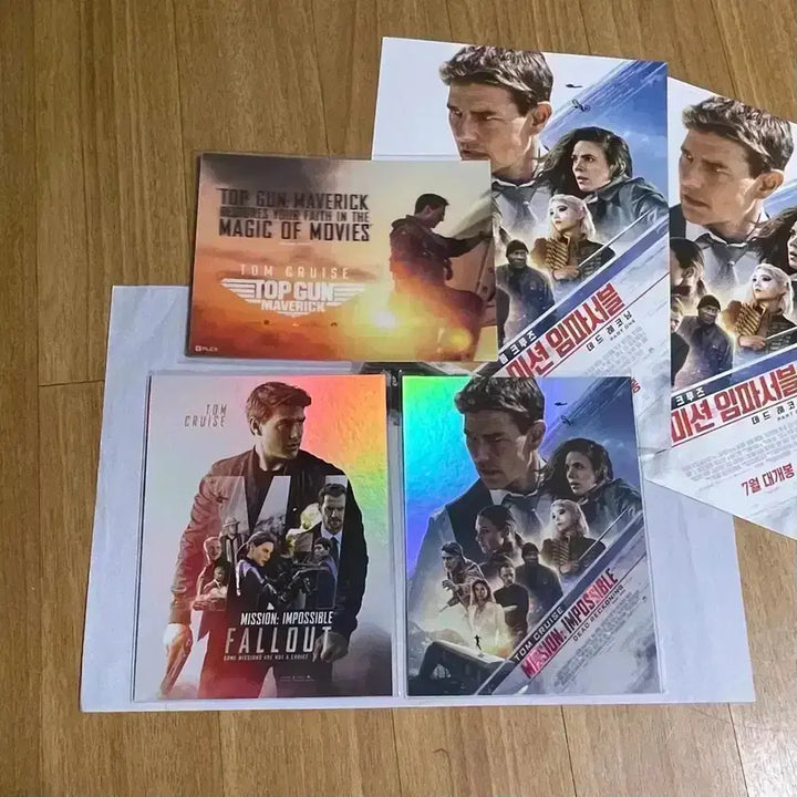 [SOLD OUT] 탑건 매버릭 스크린엑스 3면 필름카드 톰크루즈 영화 포스터 아트카드 굿즈