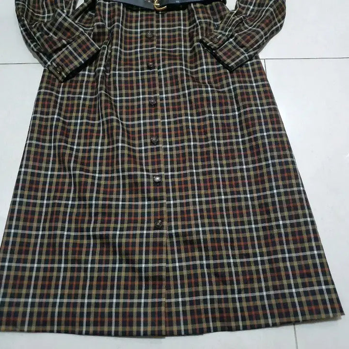 [SOLD OUT] 닥스 체크 롱 원피스(닥스벨트 포함)