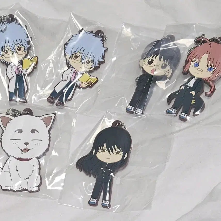 [BUNJANG] Gintama Sanjyou Kuji Rubber Strap Bundle / 은혼 삼젯 쿠지 하위상 고무러버 스트랩 일괄