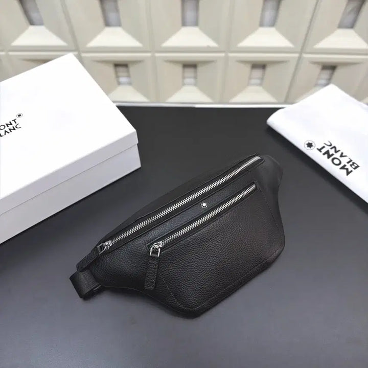 [BUNJANG] Montblanc Black Crossbody Hip Bag / 몽블랑 힙색 블랙 크로스백
