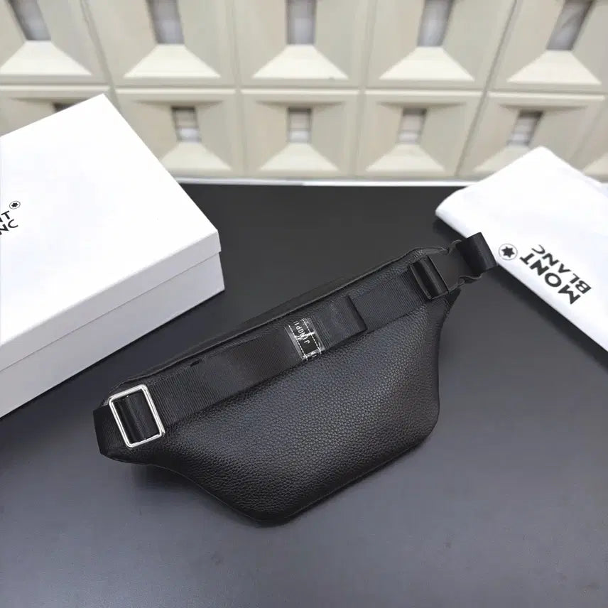 [BUNJANG] Montblanc Black Crossbody Hip Bag / 몽블랑 힙색 블랙 크로스백