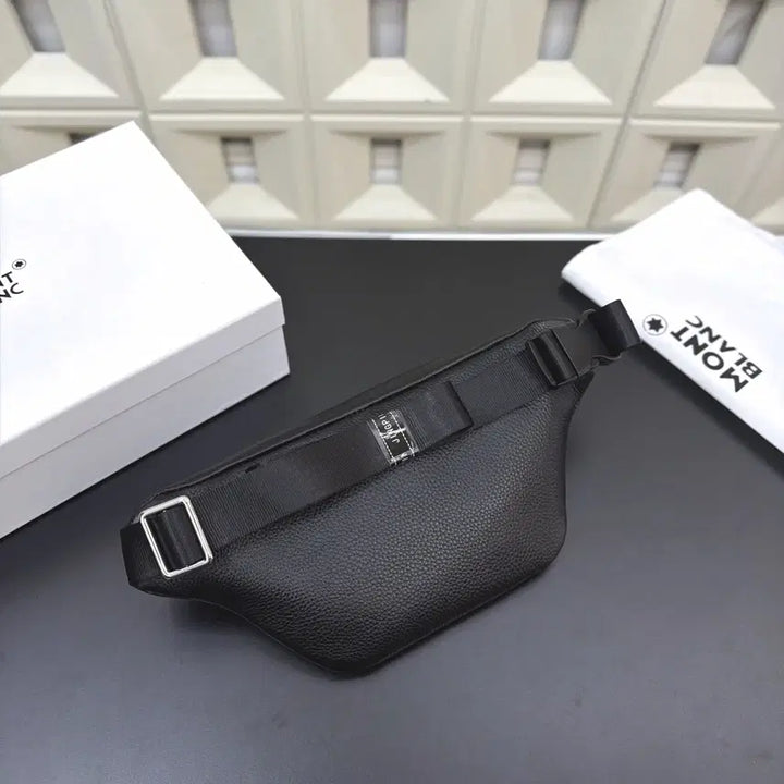 [BUNJANG] Montblanc Black Crossbody Hip Bag / 몽블랑 힙색 블랙 크로스백