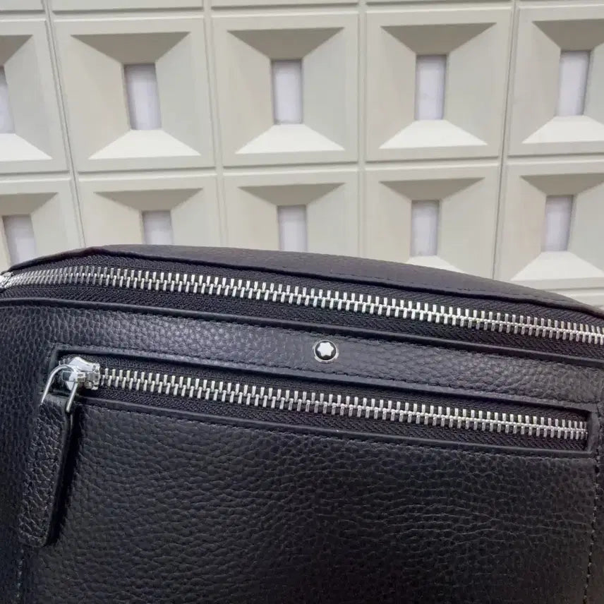 [BUNJANG] Montblanc Black Crossbody Hip Bag / 몽블랑 힙색 블랙 크로스백