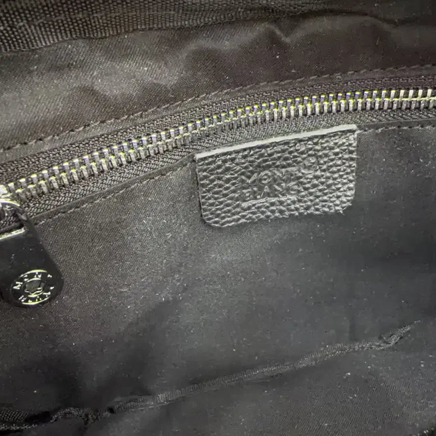 [BUNJANG] Montblanc Black Crossbody Hip Bag / 몽블랑 힙색 블랙 크로스백