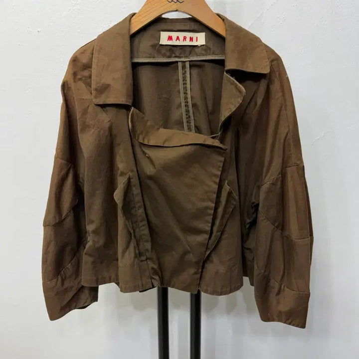 [SOLD OUT] 정품) 마르니 브라운 컬러 루즈핏 자켓 38