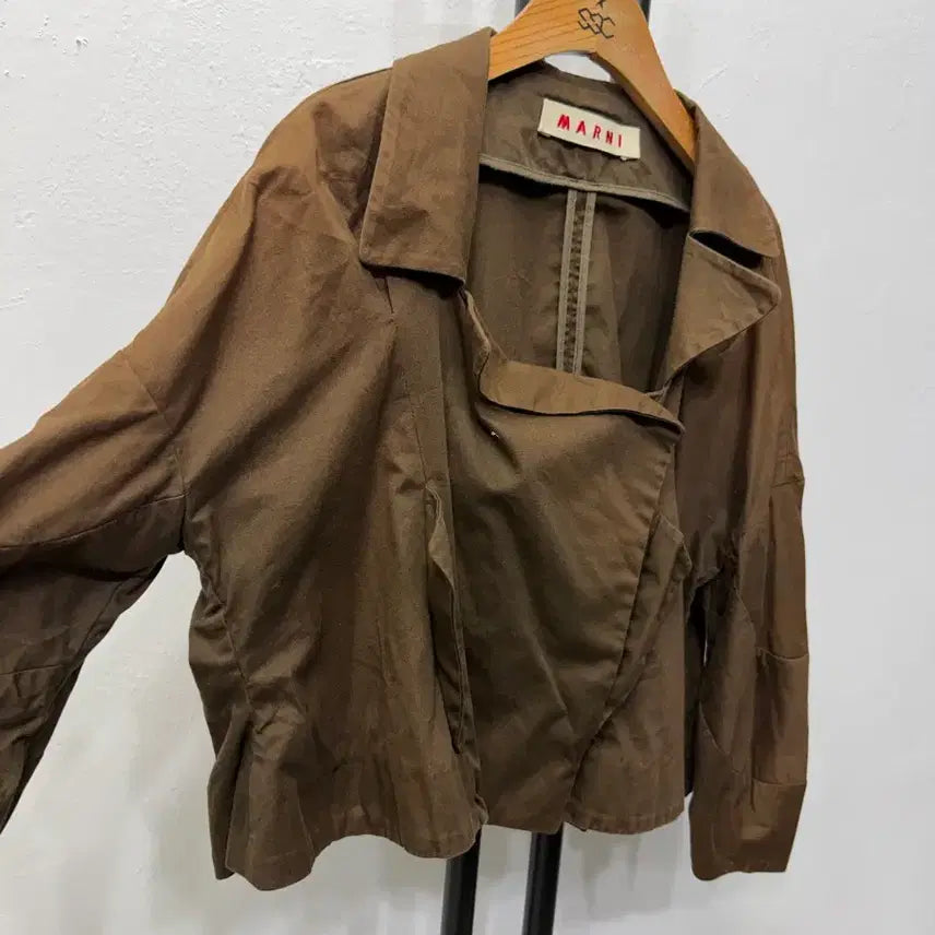 [SOLD OUT] 정품) 마르니 브라운 컬러 루즈핏 자켓 38