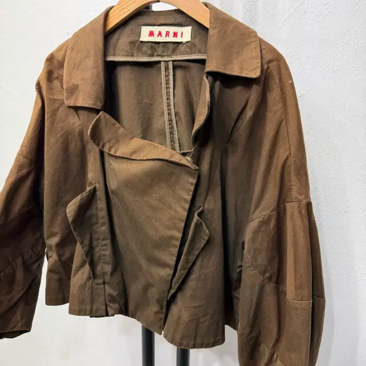 [SOLD OUT] 정품) 마르니 브라운 컬러 루즈핏 자켓 38