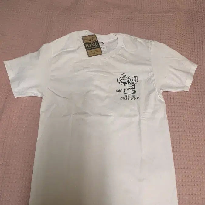[BUNJANG] SWU Popeye White Short Sleeve T-Shirt / SWU Popeye 흰색 반팔 티셔츠 S 새상품