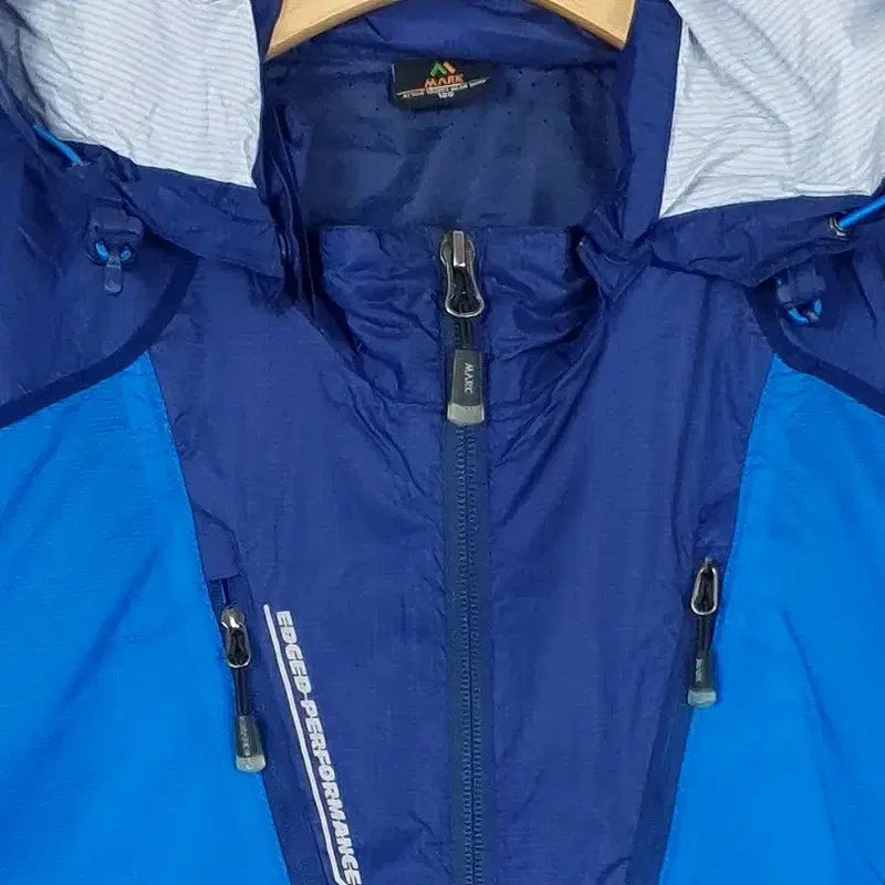 [BUNJANG] MARK Ultralight Windbreaker Hooded Jacket - Blue / 마크 MARK 초경량 바람막이 후드 자켓 블루 3800135