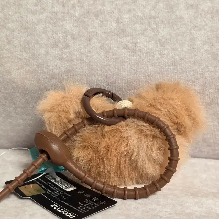 [BUNJANG] Wasabi Bear Brown Face Figure Keyring / 새상품) 와사비베어 인형 키링 브라운 얼굴 피규어 산리오 키티 나루토 귀