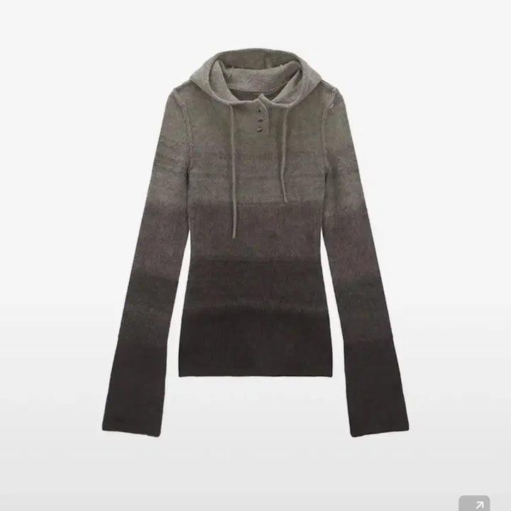 [BUNJANG] Matinkim Gradient Hooded Knit / 마뗑킴 그라데이션 후드 니트