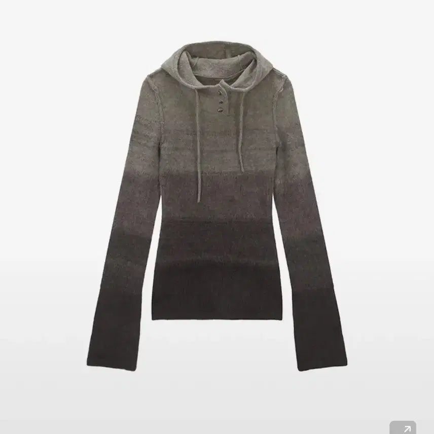 [BUNJANG] Matinkim Gradient Hooded Knit / 마뗑킴 그라데이션 후드 니트
