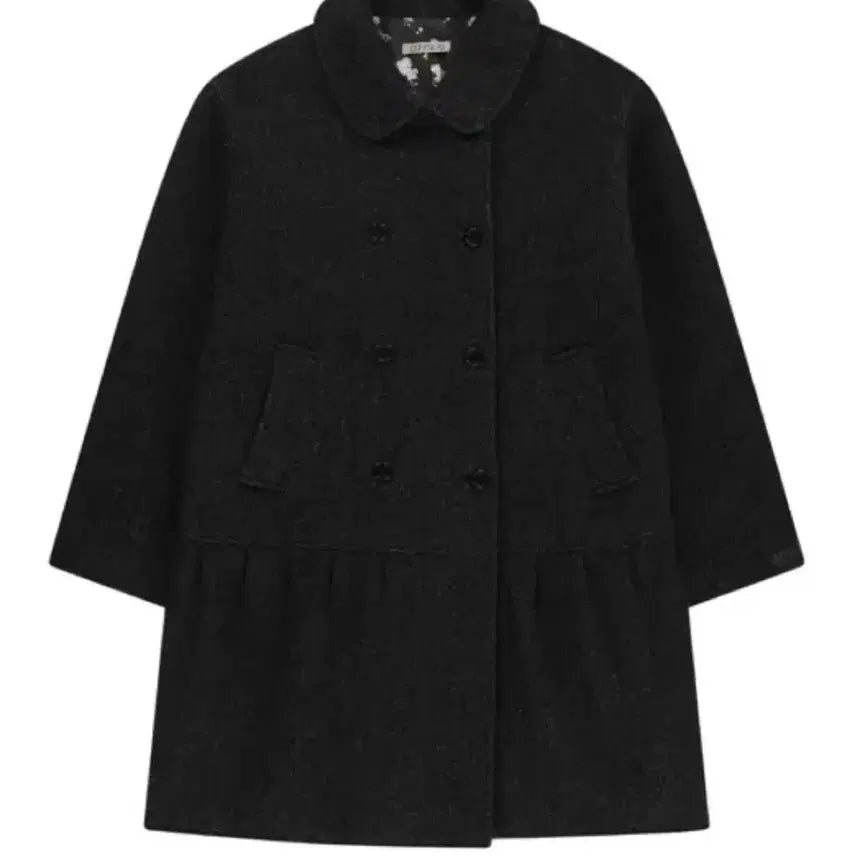 [BUNJANG] KoEseyo Double Coat Charcoal / 코이세이오 더블 그레이 코트 차콜