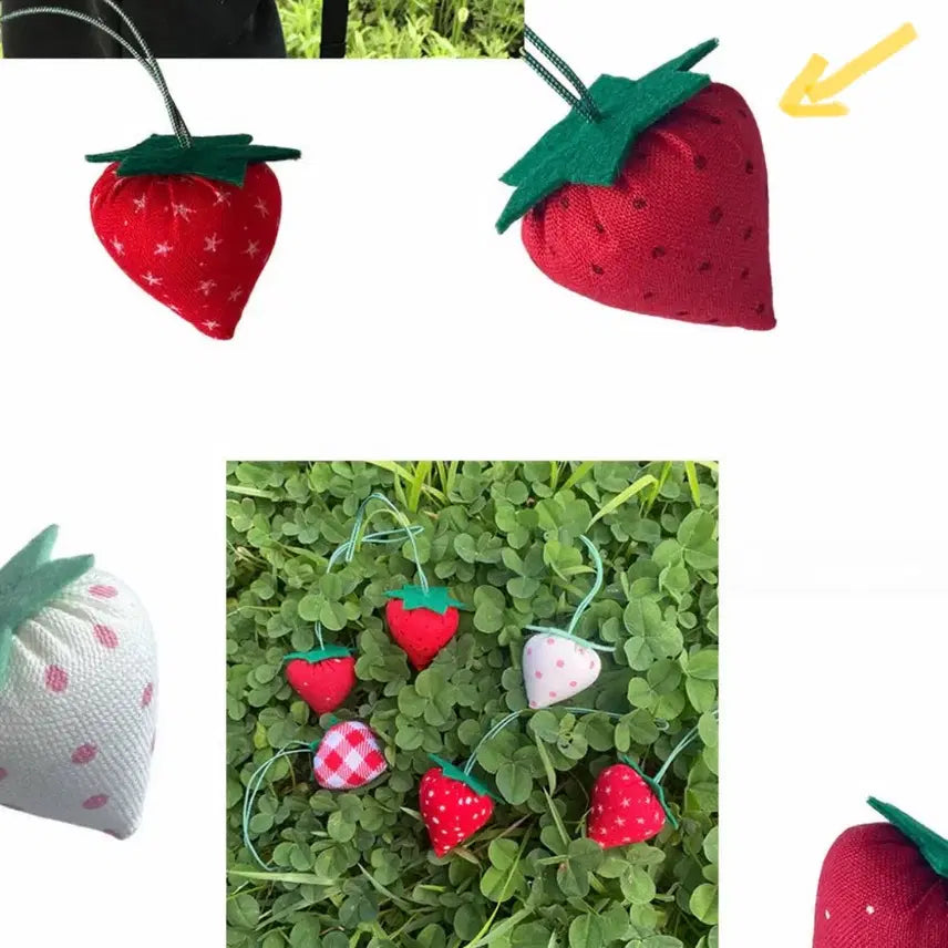 [BUNJANG] Nupbam Strawberry Keyring / 새상품) 눞밤 딸기 키링