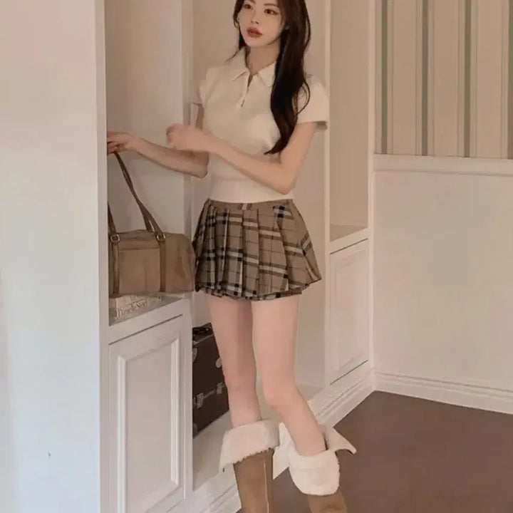 [BUNJANG] Ablly Beige Suede Shoulder Bag / 앞포켓 스웨이드 베이지 브라운 숄더백 에이블리 버클 가죽끈 가방