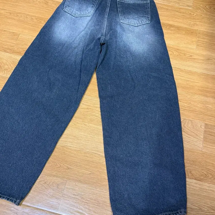 [BUNJANG] Denim Wide Jeans Pants / 데님 와이드 팬츠 청바지 1회 착용