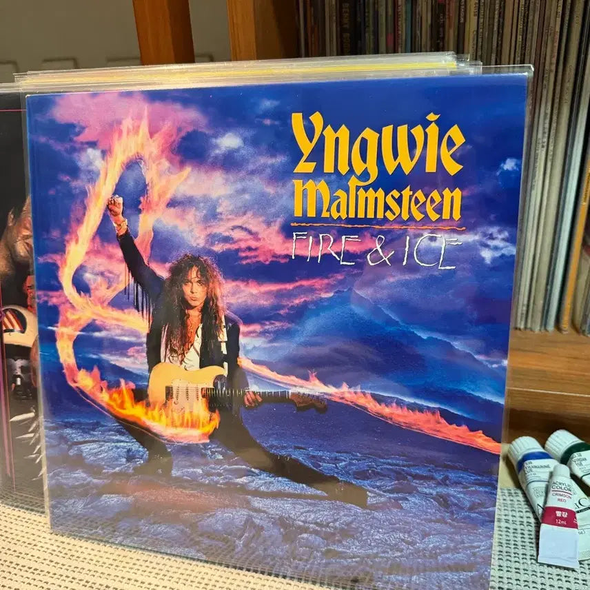 [BUNJANG] Yngwie Malmsteen Fire &amp; Ice LP Album / yngwie malmsteen lp fire&amp;ice album