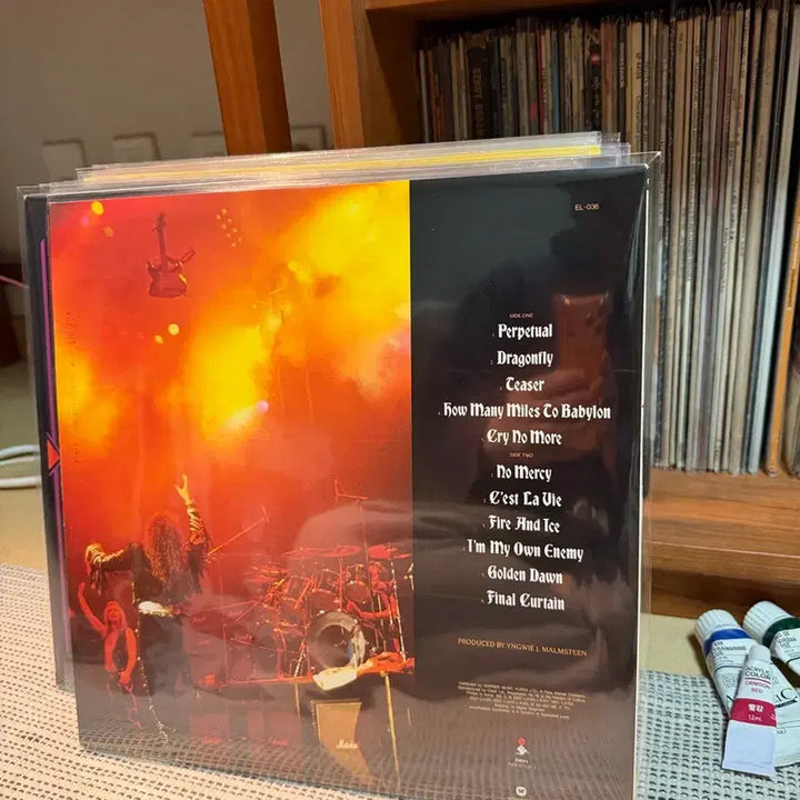 [BUNJANG] Yngwie Malmsteen Fire &amp; Ice LP Album / yngwie malmsteen lp fire&amp;ice album