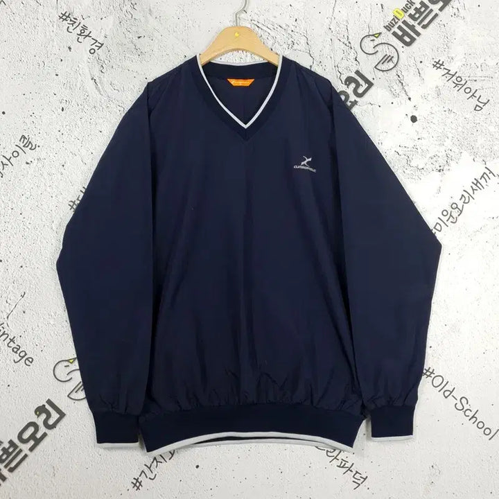 [BUNJANG] Climberholic Warm-up Windbreaker T-shirt Navy / 클라이머홀릭 웜업 바람막이 티셔츠 네이비 3800136