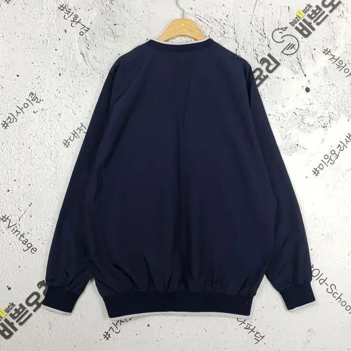 [BUNJANG] Climberholic Warm-up Windbreaker T-shirt Navy / 클라이머홀릭 웜업 바람막이 티셔츠 네이비 3800136