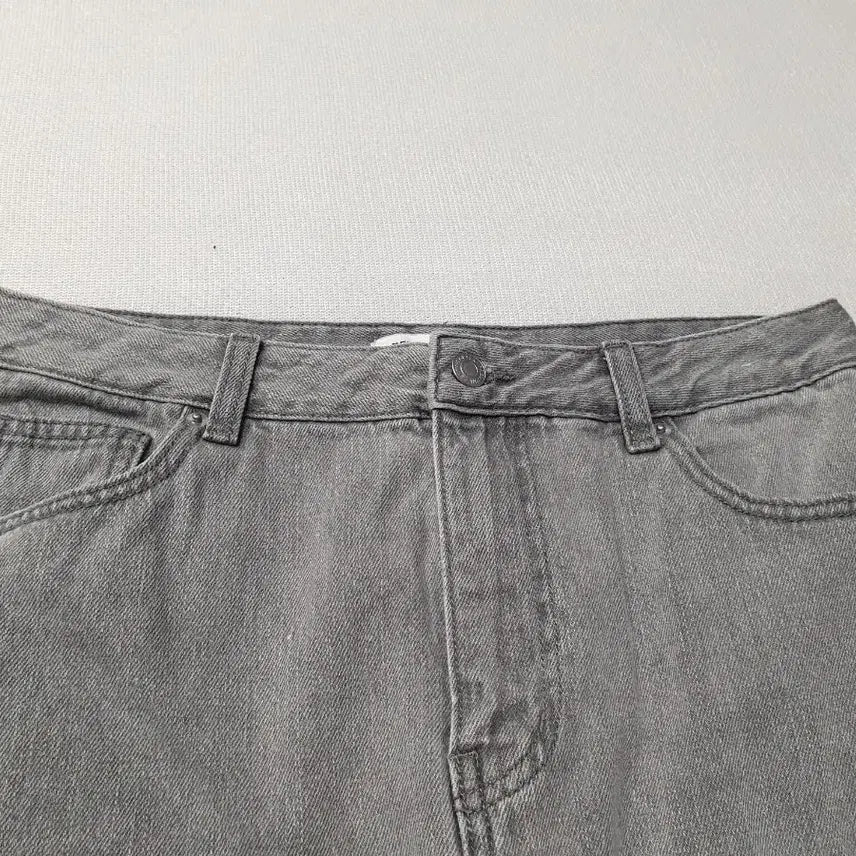 [BUNJANG] Better Denim Gray Denim Long Skirt / 베러데님 회색 데님 롱 스커트 허리30~31