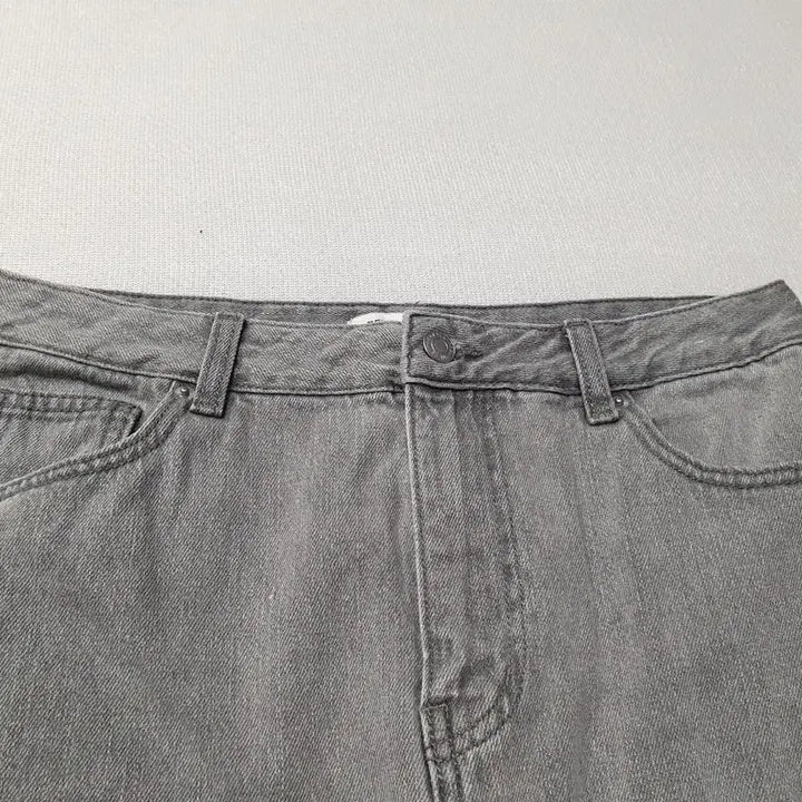 [BUNJANG] Better Denim Gray Denim Long Skirt / 베러데님 회색 데님 롱 스커트 허리30~31
