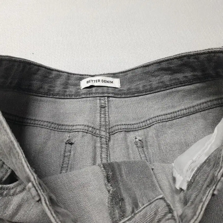 [BUNJANG] Better Denim Gray Denim Long Skirt / 베러데님 회색 데님 롱 스커트 허리30~31