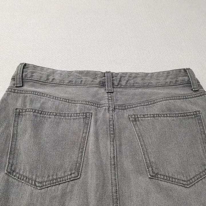 [BUNJANG] Better Denim Gray Denim Long Skirt / 베러데님 회색 데님 롱 스커트 허리30~31