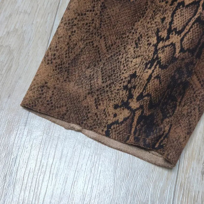 [BUNJANG] Philosophy Faux Leather Python Jacket / XS) Philosophy Faux Leather 파이톤 자켓