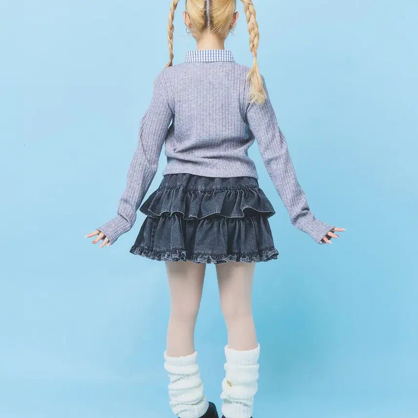 [BUNJANG] Hauls School Cardigan / hauls 하울스 카라가 달린 스쿨풍 가디건