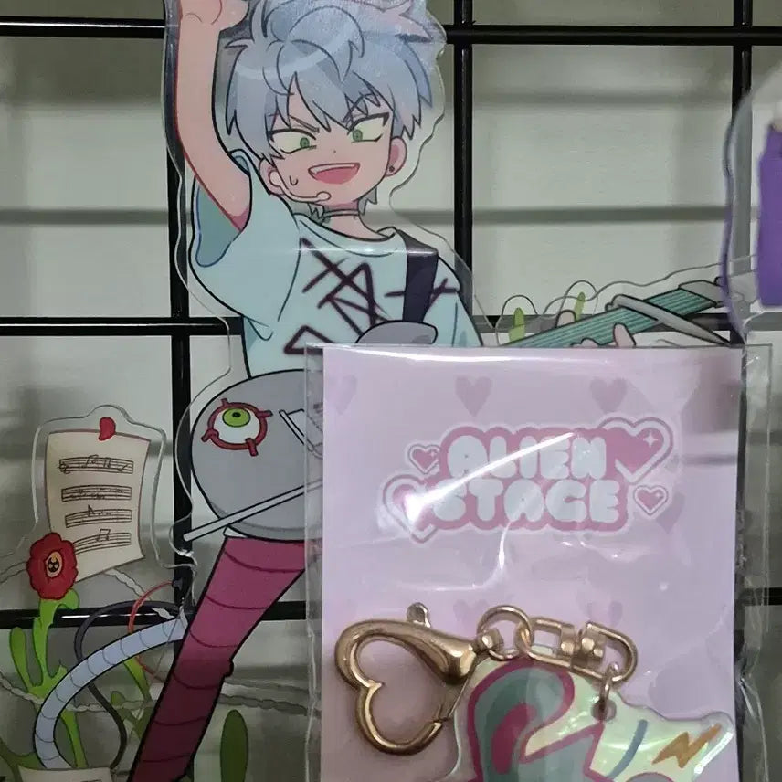 [BUNJANG] ATEEZ Alien Stage Til New Year Acrylic Stand and Rabbit Keyring Set / 에이스테 에일리언 스테이지 틸 신년 아크릴 스탠드 토끼 키링 세트