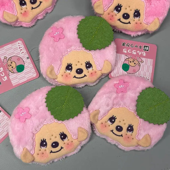 [BUNJANG] Monchhichi Sakura Pink Coin Purse / 몬치치 벚꽃 사쿠라 핑크 가마구치 동전지갑