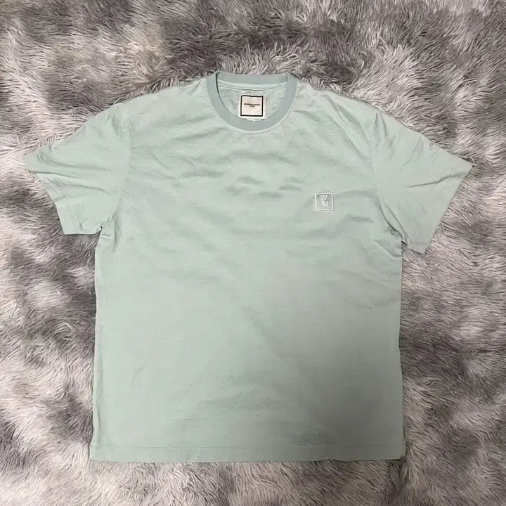[BUNJANG] Wooyoungmi Back Logo Mint Short Sleeve / [23ss/46size] 우영미 백로고 반팔