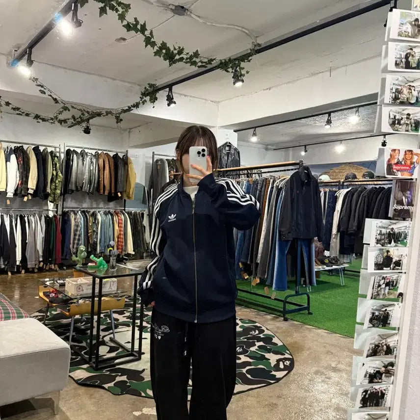 [BUNJANG] Adidas Track Top Navy Jacket / 아디다스 트랙탑 네이비