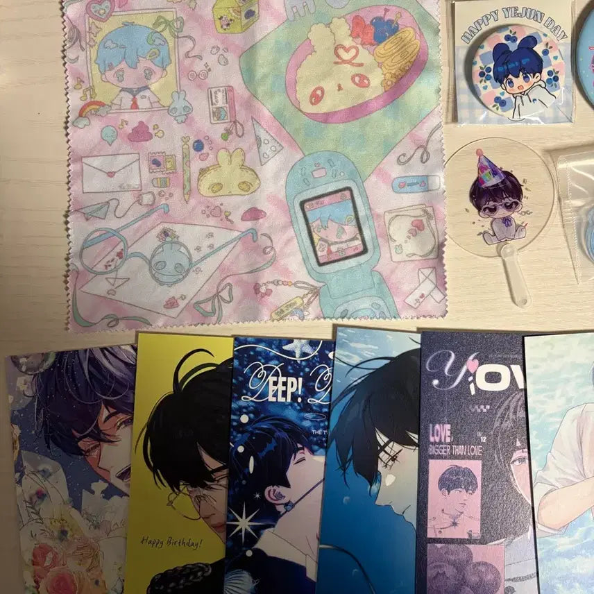 [BUNJANG] PLAVE Yejun 2024 Birthday Cafe Bundle Set / 플레이브 예준 2024 생일카페 생카 특전 엽서 전프레 럭드 일괄