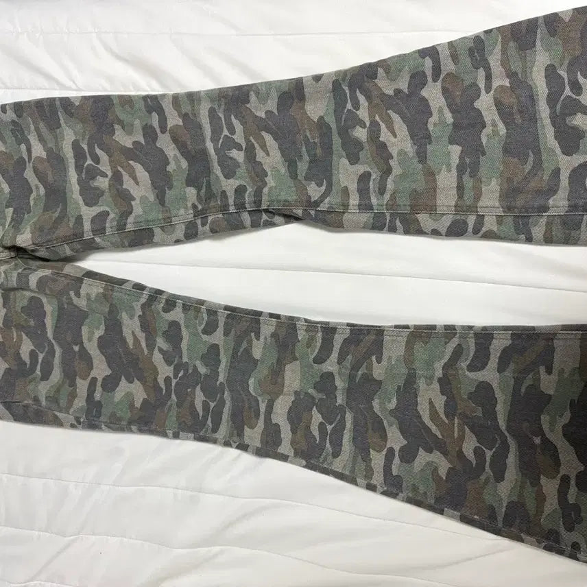 [BUNJANG] Fax Copy Express Camo Bootcut Pants / Fax Copy Express 카모 부츠컷