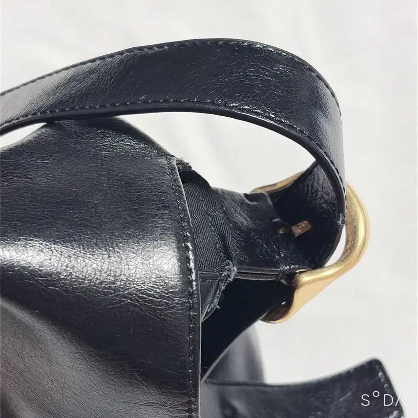 [BUNJANG] Lehaevre Sac de Jardin Leather Shoulder Bag / 루에브르 삭드자뎅 소가죽 숄더백