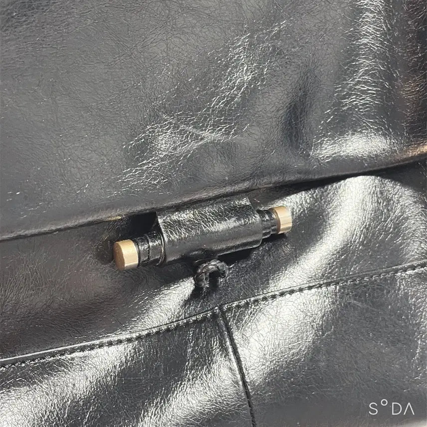 [BUNJANG] Lehaevre Sac de Jardin Leather Shoulder Bag / 루에브르 삭드자뎅 소가죽 숄더백