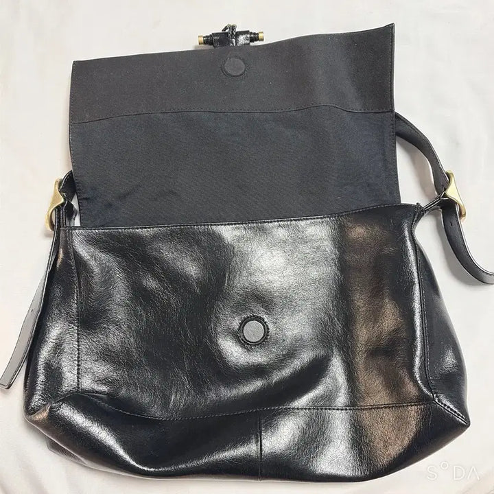[BUNJANG] Lehaevre Sac de Jardin Leather Shoulder Bag / 루에브르 삭드자뎅 소가죽 숄더백
